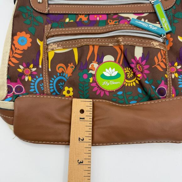 LILY BLOOM Woodland Recycled Plastic Shoulder Bag  Adjustable Strap [FLAW] - Picture 9 of 9